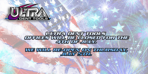 Ultra Dent Tools office will be closed 4th of July