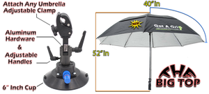 Stay cool this summer with the A118G2 : Big Top Umbrella w/ grip from Get-A-Grip