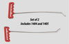 1404-5: 12" Right and Left Hail Twister 45° 1" Thin Blade Pair
