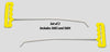 3603-4 : 12" Right and Left Hail Twister 45° 7/8" Thin Blade Pair
