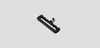 A96EM : Medium Black Adjustable T- Handle, 6-5/8"