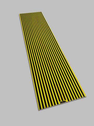 A1BEYLS : 36" YELLOW STRIPED EXTRUDED LENS COVER