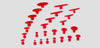 AUPTK-26-MAG ULTRA Pull Tabs With Magnets Variety Pack - RED