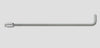 1422A:  12 Inline Adj Bendable 90º 1 1/2 Ball Tip W/male Oct Individual Tools