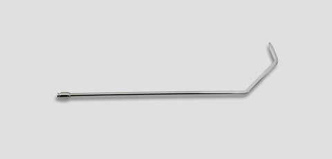 3805Sa:  24 Hooked Double Bend 65 Deg. 3/8 Dia. Sharp 4X2-1/4 Blade Adjustable Handle Tools