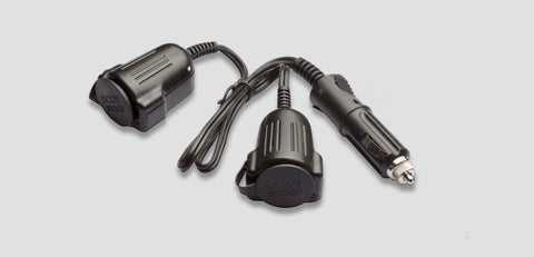 A27D : 10' cord 12V, lighter ext, cig plug receptacles DC "Y" adapter