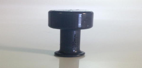 Bp9Mm10:  Black Plague 9Mm Black Round Tab 10 Pack Glue Tab