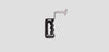 Ft01Bsr:  90° Offset 2 Flare Tip 1 3/8 Head 1/8 X Shaft Stub Handle Individual Tools