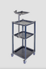 A61UCF-GT: Ultra Carbon Fiber Mobile Cart W/ Upper Glue Tray