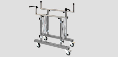 A14C:  Accordion Expanding Stainless Hood And Trunk Rack Racks Carts