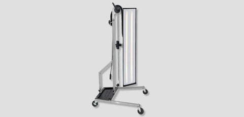 A1Be3-S2: 36 12-Volt Ultra Vision Portable Shop Light With Locking Wheel - 2 Led Warm White Strips/