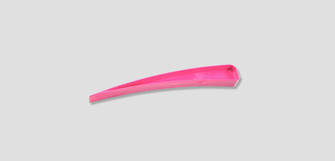 A24Pink:  Burro Plastic Wedge - Curved Pink Accessories