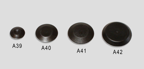 A42 - 3/4 Flush Plug Black Plastic Accessories