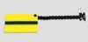 A3B - Large Reflection Board 7.5X10 Yellow W/black Fade W/ Pump Up 3 Suction Cup Lighting &