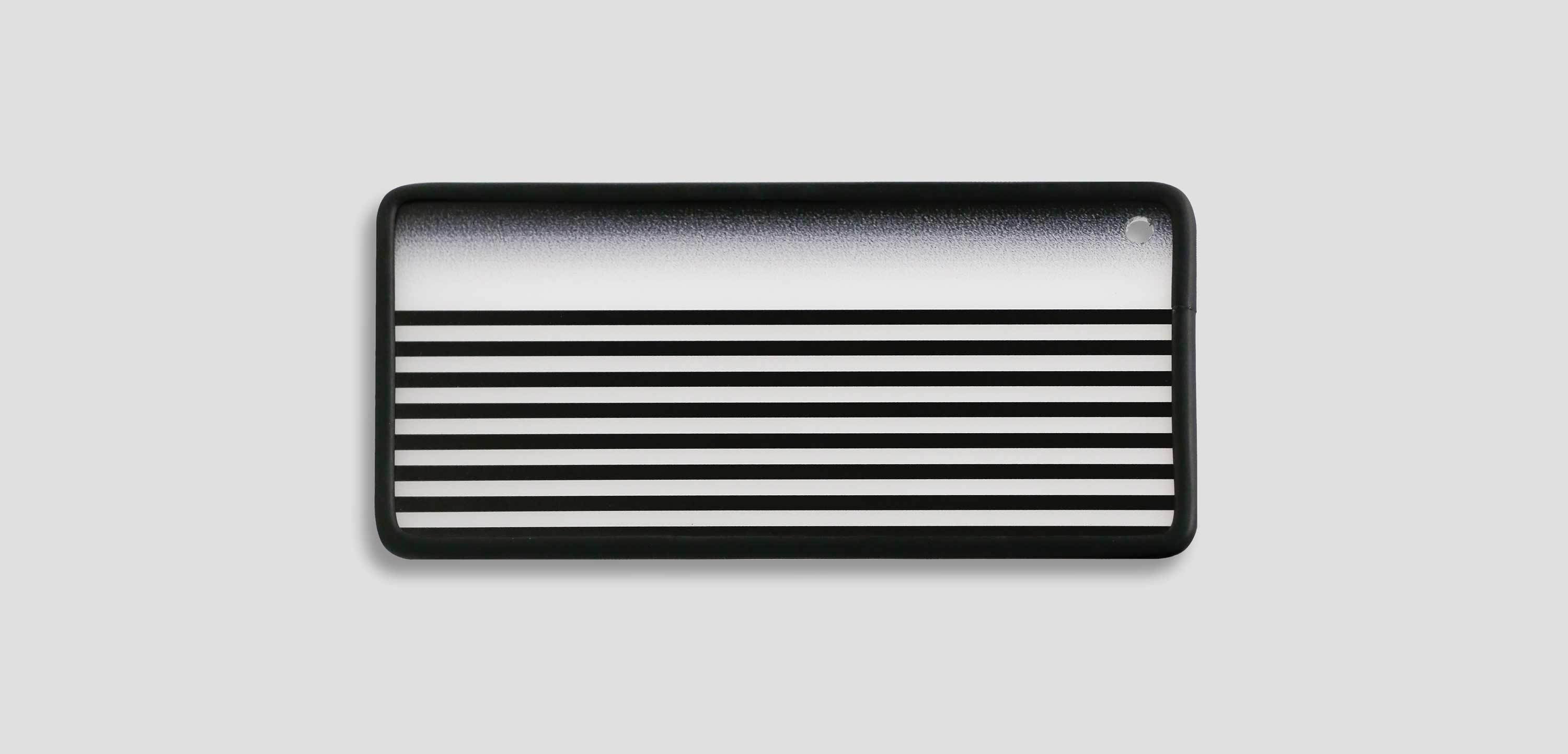 A3GBFSW White Ghost Fade Striped Translucent Reflection Board