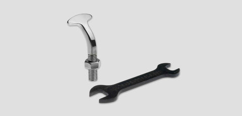 A44FT1 : Ultra Fender Lip Tip w/ jam nut and wrench