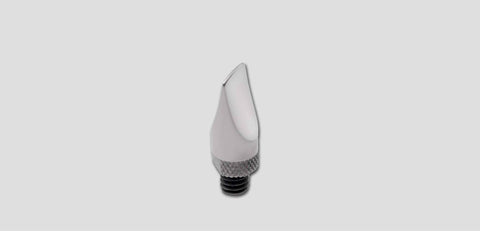 A45Sb - 1/2 X 1 Sharp Square Flat Blade Tip W/lock Nut Screw-On 5/16-18