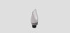 A45Sb - 1/2 X 1 Sharp Square Flat Blade Tip W/lock Nut Screw-On 5/16-18