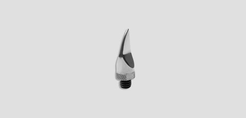 A45Spb:  1/2 X 1 Sharp Pick Blade Tip W/lock Nut Screw-On 5/16-18