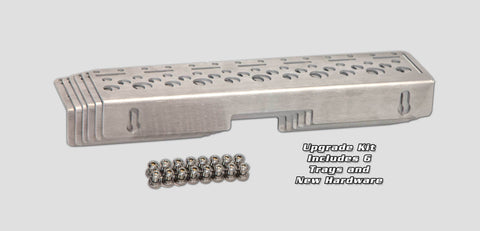 A61Th-Uk - Ultra 14X3 Snap-In Aluminum Tool Holder Tray Upgrade Kit Hood Racks And Carts