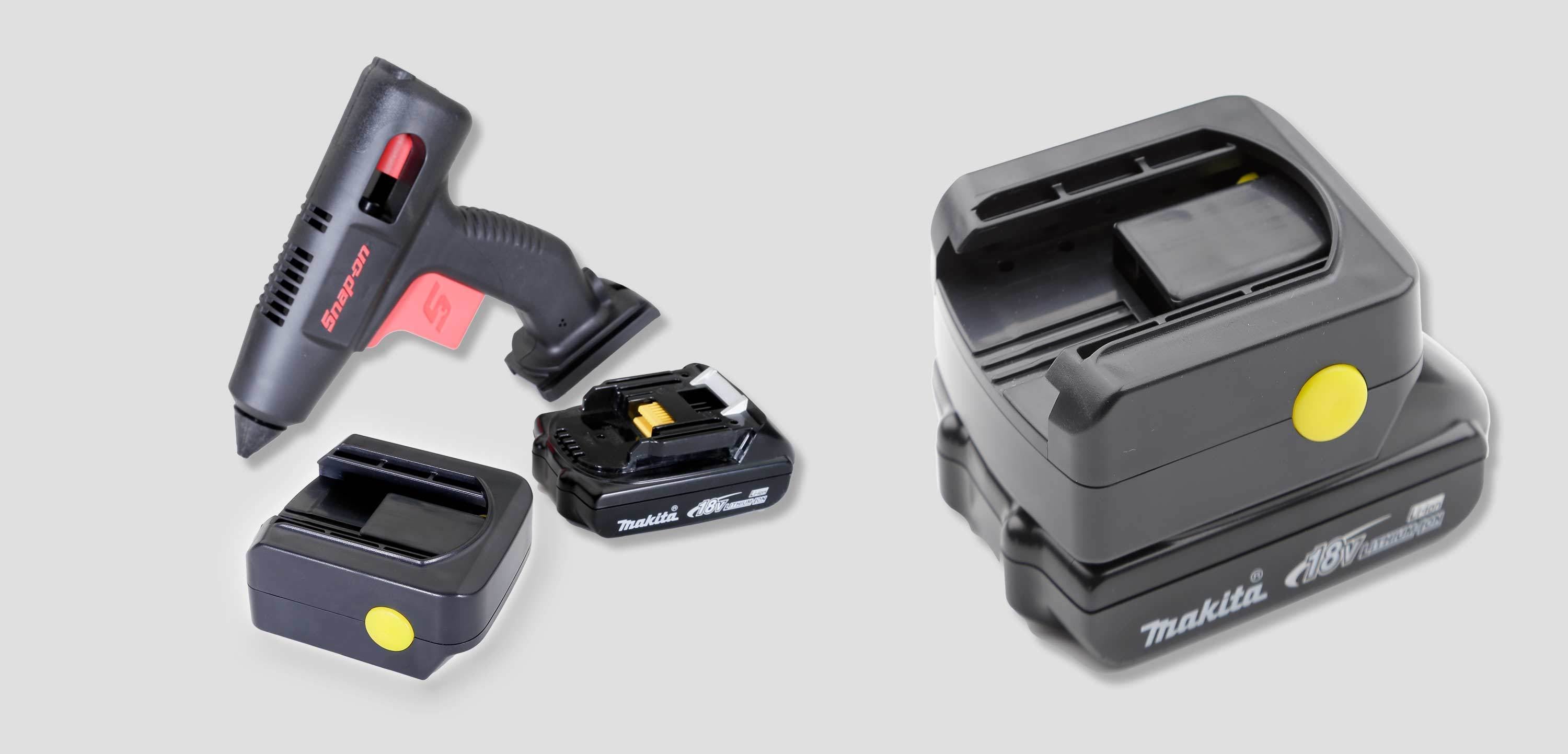 Snap On Cordless Tool Adapter 2-in-1 Milwaukee/DeWalt To Snap-on