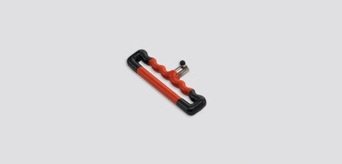 A96E-M - Medium Black & Orange Adjustable T- Handle 6-5/8 Tools