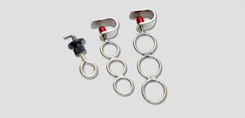 A23Dg3:  Don Gray Multi Ring 3 Pc Hanger Set (5/8 1 1½ Ring) Individual Tools