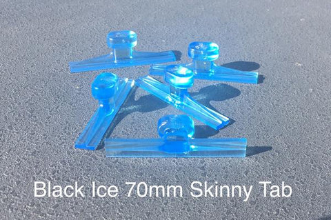 Ice Less Tab 136-IST70MM5 : Black Ice Skinny Crease Tab 70mm Five pack