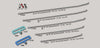 Set #12A : ADJ 5-Piece Double Bend Screw-on Set