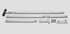 Set #22-B:  6 Pc Aluminum Push-Button Hail Rod Kit Tool Sets