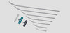 Set #39:  10 Piece Double Bend Inline Pick Set W/ Adjustable Handles Tool Sets