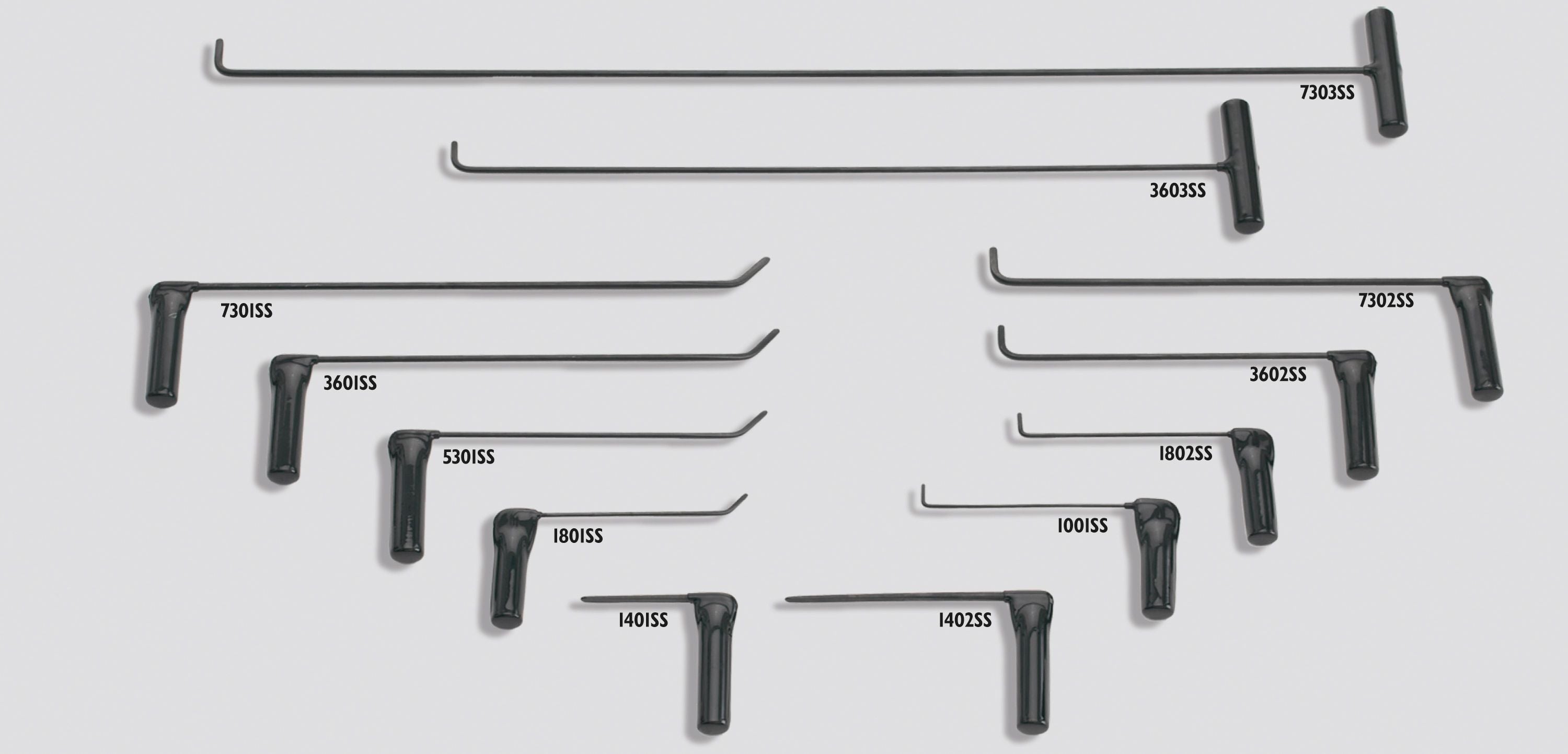 Set #25 - 12 Piece Spring Steel Hand Tool Black Oxide Coated Sets